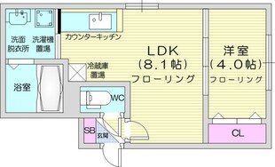 グランド中の島の物件間取画像